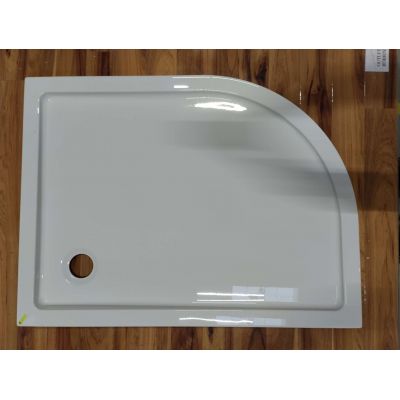 Outlet - Sanplast TX kpl-P-KP4/TX5b-90x120 kabina prysznicowa 90x120 cm asymetryczna prawa z brodzikiem srebrny błyszczący/Sitodruk W15 602-271-0320-38-231