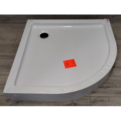 Outlet - Sanplast Free Line brodzik 90x90 cm półokrągły zabudowany BPza/FREE biały 615-040-1730-01-000