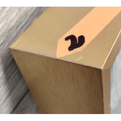 Outlet - Oltens Nordlis lustro 60x120 cm prostokątne z oświetleniem z przodu z matą grzewczą miedź szczotkowana 64107610