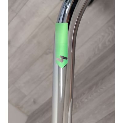 Outlet - KFA Armatura Onyks bateria kuchenna stojąca z bocznym uchwytem chrom 6513-915-00