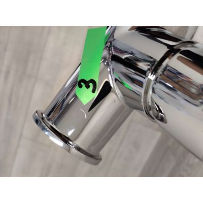 Outlet - KFA Armatura Onyks bateria kuchenna stojąca z bocznym uchwytem chrom 6513-915-00