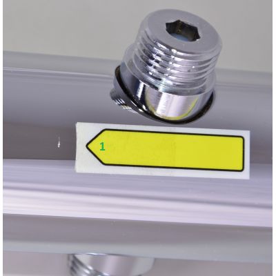 Outlet - Kludi Freshline Dual Shower System zestaw prysznicowy ścienny termostatyczny chrom 6709205-00