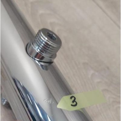 Outlet - Kludi Freshline Dual Shower System zestaw prysznicowy ścienny termostatyczny chrom 6709205-00
