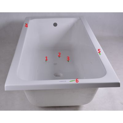 Outlet - Duravit D-Code wanna prostokątna 170x75 cm biała 700099000000000