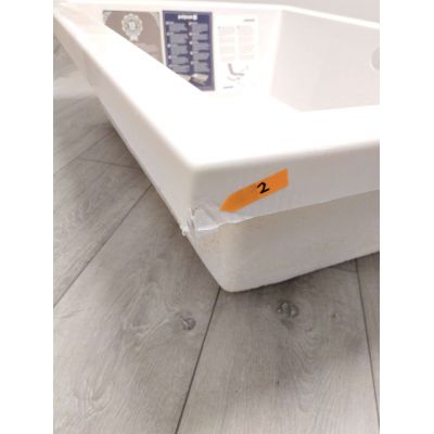 Outlet - Polysan Deep brodzik 100x75 cm prostokątny biały 72879