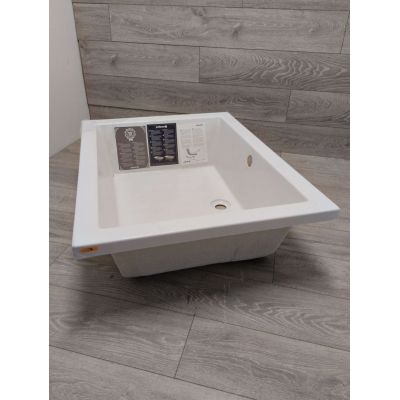 Outlet - Polysan Deep brodzik 100x75 cm prostokątny biały 72879