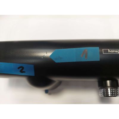 Outlet - Hansgrohe Vivenis bateria prysznicowa ścienna czarny mat 75620670