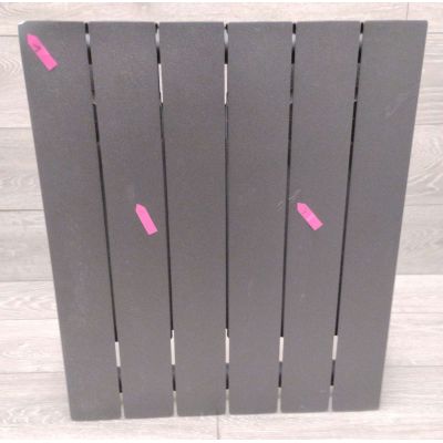 Outlet - KFA Armatura ADR grzejnik pokojowy 57,2x48,3 cm podłączenie boczne czarny 763-060-81