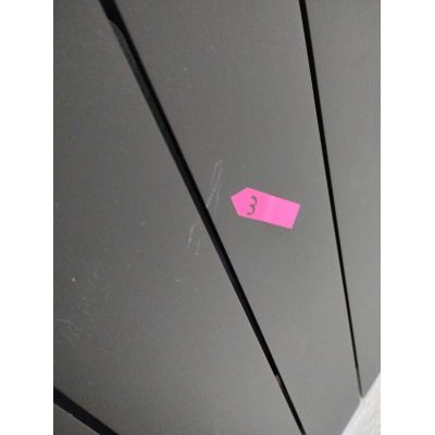 Outlet - KFA Armatura ADR grzejnik pokojowy 57,2x48,3 cm podłączenie boczne czarny 763-060-81