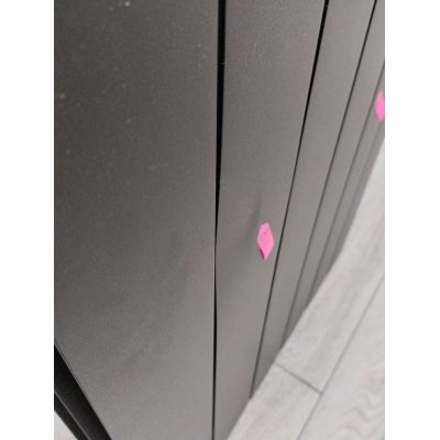 Outlet - KFA Armatura ADR grzejnik pokojowy 57,2x48,3 cm podłączenie boczne czarny 763-060-81