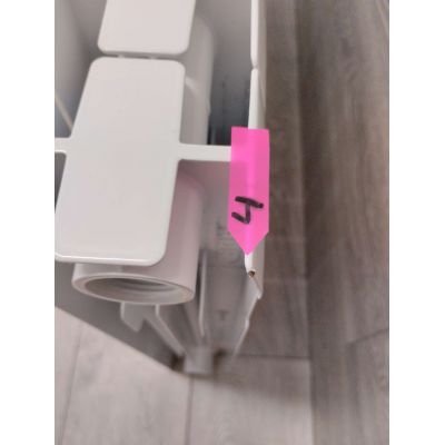 Outlet - KFA Armatura ADR grzejnik pokojowy 57x96,6 cm podłączenie boczne biały 763-120-44