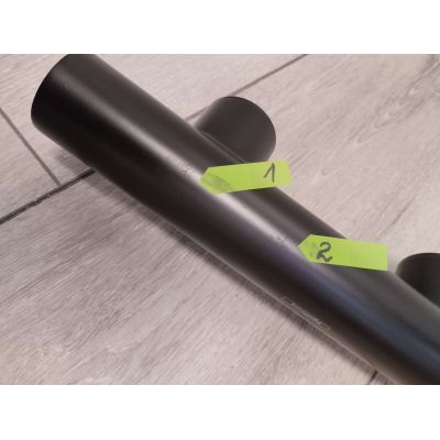 Outlet - Hansgrohe Finoris bateria prysznicowa ścienna czarny mat 76620670