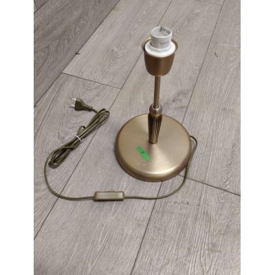 Outlet - Rabalux Regina lampa stołowa 1x40W mosiądz/kremowa 8172