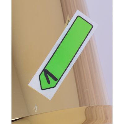 Outlet - Oltens Gulfoss szczotka toaletowa stojąca złoty połysk 82001800