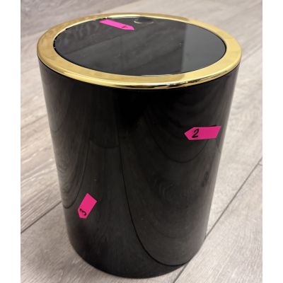 Outlet - Kleine Wolke Golden Clap kosz na śmieci 5 l czarny 8418926858