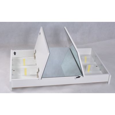 Outlet - Elita Barcelona szafka 100 cm lustrzana wisząca z oświetleniem LED biała 904609
