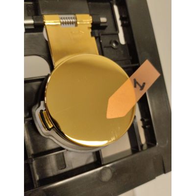 Outlet - Tece Loop płytka z przyciskami złotymi 9.240.668