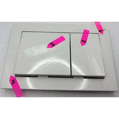 Outlet - Tece Base przycisk spłukujący do WC biały 9.240.700