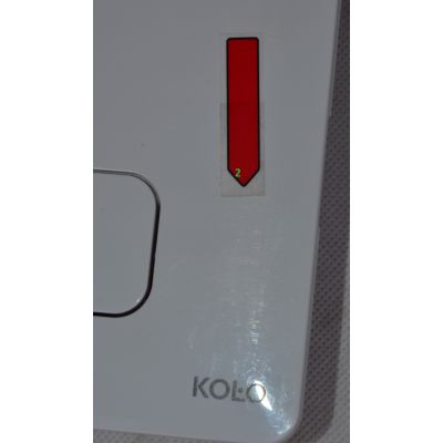 Outlet - Koło Nova Pro przycisk spłukujący biały 94160-001