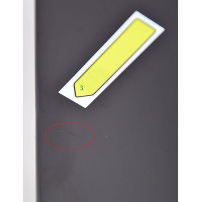 Outlet - Corsan LED Kaskada panel prysznicowy ścienny termostatyczny czarny półmat A013ATNEWLEDCZARNY
