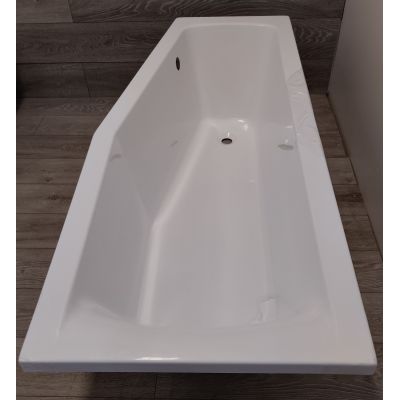 Outlet - Aqualine Opava wanna narożna 170x70 cm prawa biała A1771