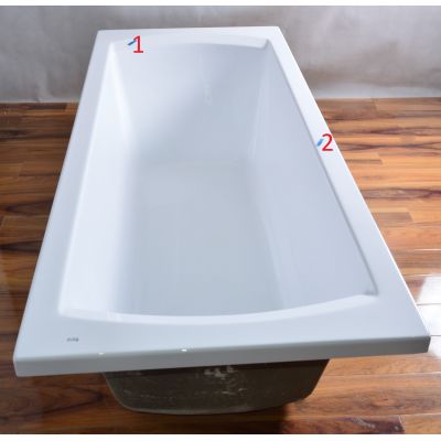 Outlet - Roca Linea wanna prostokątna 160x70 cm biała A24T018000