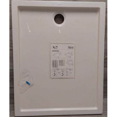 Outlet - Roca Granada brodzik prostokątny 100x80 cm biały A276261000