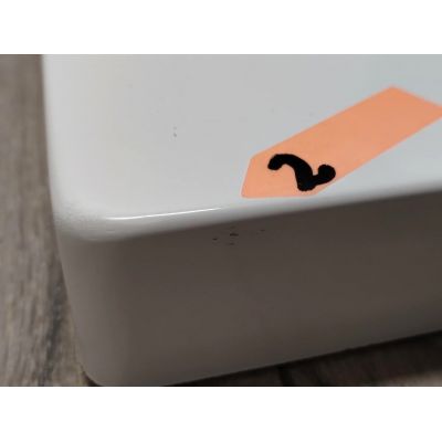 Outlet - Roca Aeron brodzik 90x90 cm półokrągły kompozyt Stonex biały A276280100