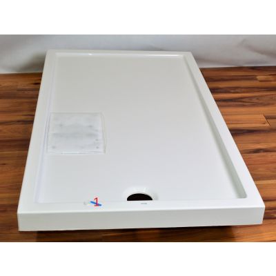 Outlet - Roca Granada Medio brodzik 140x80 cm prostokątny biały A27T008000