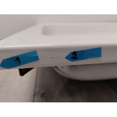 Outlet - Roca Sacha brodzik kwadratowy 80x80 cm biały A2B517G000