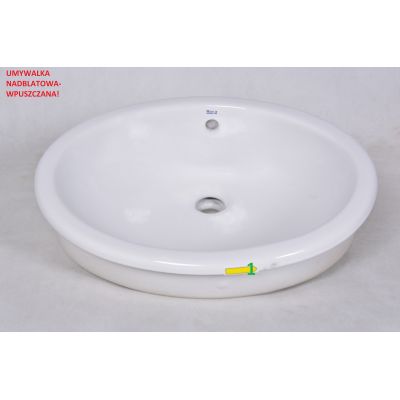 Outlet - Roca Neo Selene umywalka 51x39,5 cm owalna MaxiClean biała A32230700M