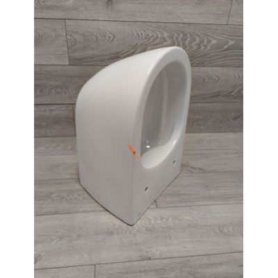 Outlet - Roca Ona miska WC z deską wolnoopadającą wisząca bez kołnierza biały A34H688000