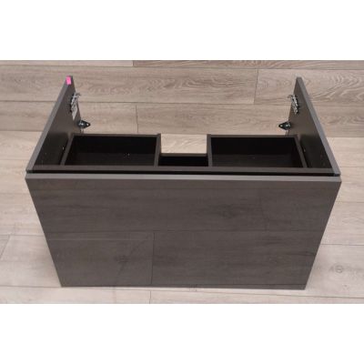 Outlet - Roca Roma szafka 79,6x45,6x53 cm podumywalkowa wisząca szary antracyt A857950153