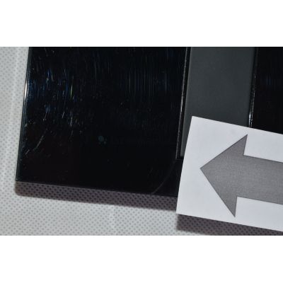 Outlet - Roca PL7 przycisk spłukujący czarny mat/szkło A890188308