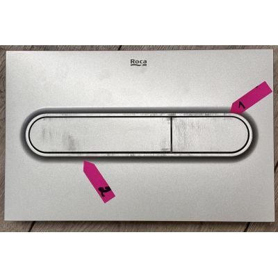 Outlet - Roca PL1 przycisk spłukujący szary lakierowany A890195002