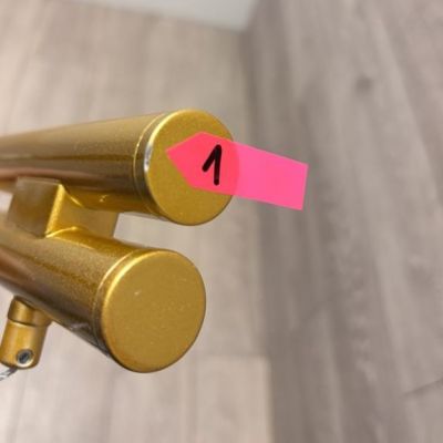 Outlet - Abruzzo Spirali lampa wisząca 1x45 W złota ABR-HILTON-SG-38W