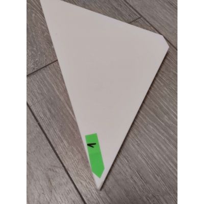 Outlet - Sapho Abelina półka łazienkowa narożna biały mat AE200-0101