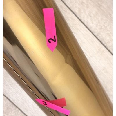 Outlet - Laveo Miri szczotka toaletowa stojąca złota ALMG50S