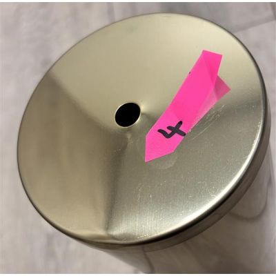 Outlet - Laveo Miri szczotka toaletowa stojąca złota ALMG50S