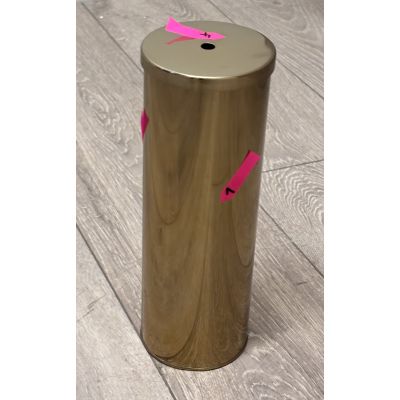 Outlet - Laveo Miri szczotka toaletowa stojąca złota ALMG50S