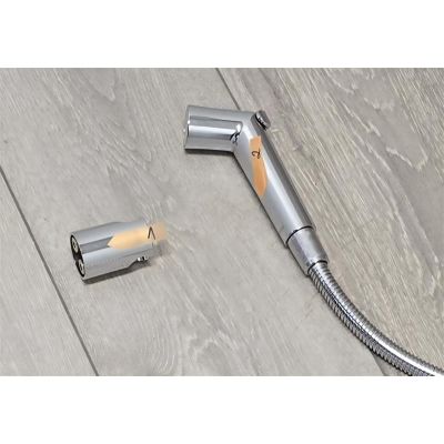 Outlet - Deante Bidetta zestaw słuchawki bidetowej ścienny chrom ANW_071B