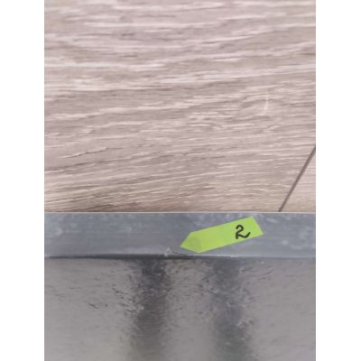 Outlet - Roca Terran brodzik 120x80 cm prostokątny kompozyt Stonex szary łupek AP1014B032001200