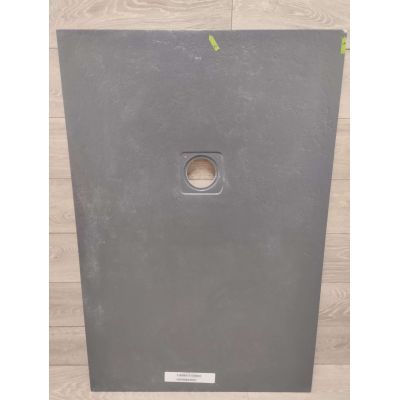 Outlet - Roca Terran brodzik 120x80 cm prostokątny kompozyt Stonex szary łupek AP1014B032001200