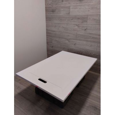 Outlet - Roca Aquos brodzik 140x90 cm prostokątny kompozyt Stonex biały AP60157838401100
