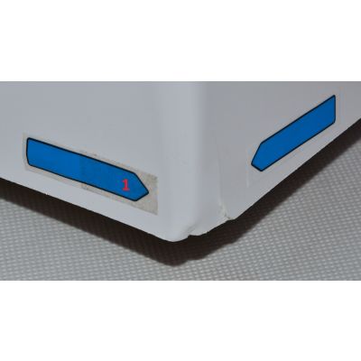 Outlet - Besco Saturn brodzik 100x80 cm półokrągły asymetryczny prawy biały #BAS-100-NP