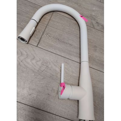 Outlet - Deante Lukrecja bateria kuchenna stojąca biała BDH_A72M