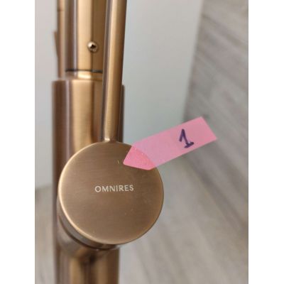 Outlet - Omnires Bend bateria kuchenna stojąca miedź szczotkowana BE6455CPB