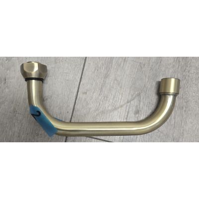 Outlet - Kuchinox Stilo bateria umywalkowa ścienna mosiądz antyczny BKI550D