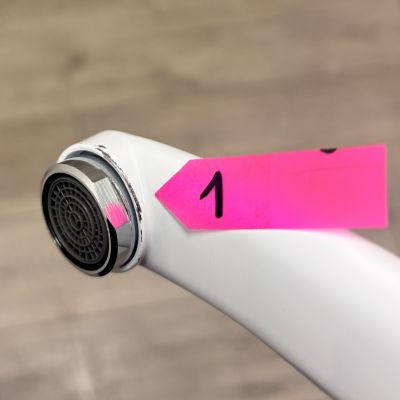 Outlet - Kuchinox Kakadu bateria umywalkowa ścienna biały połysk BKK650D