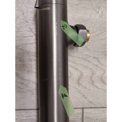 Outlet - Deante Arnika bateria prysznicowa ścienna titanium BQAD40M